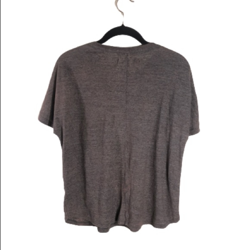MADEWELL Grey Crew Neck Tee Top Size Small - Picture 3 of 4